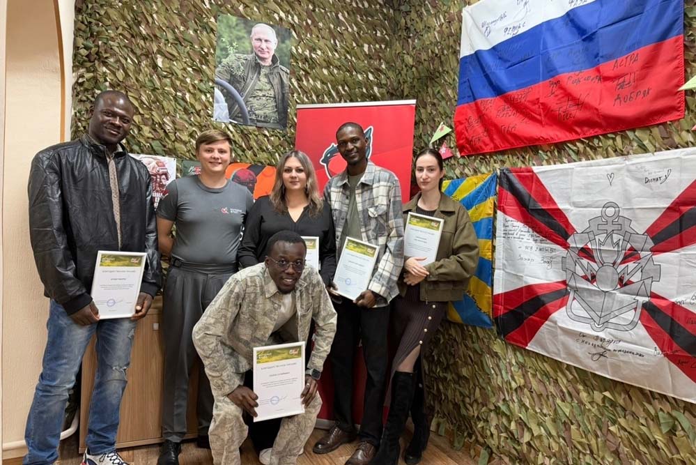 Преподаватель и иностранные студенты НИУ «БелГУ» отмечены благодарностями Народного фронта