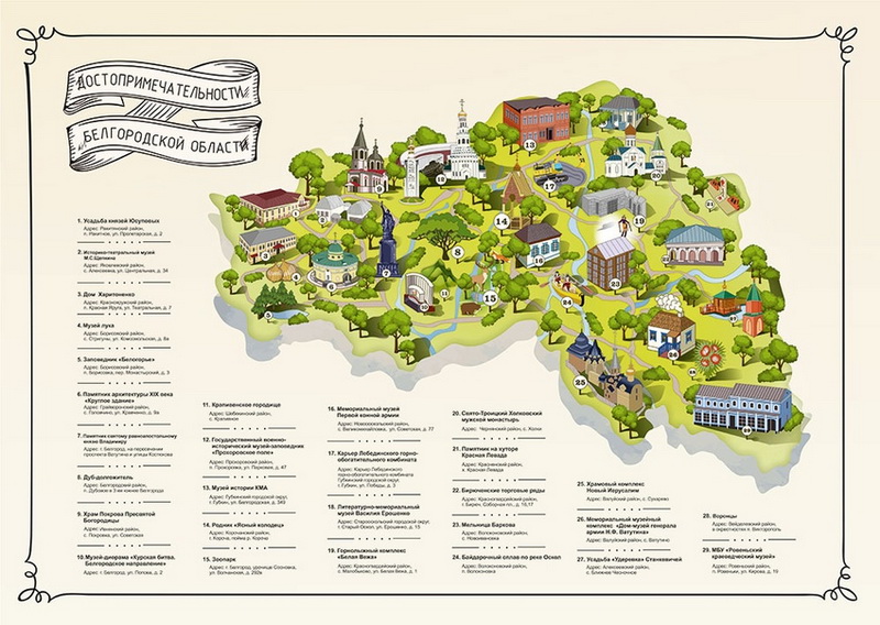 Олимпиада по переводу для создания интерактивной карты туристических маршрутов Белгородской области 