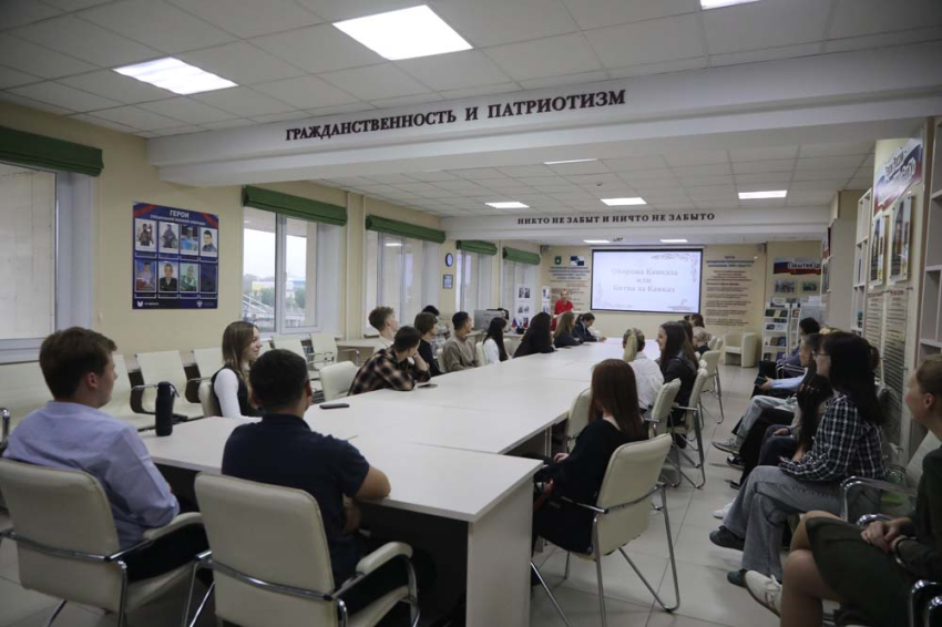 События НИУ «БелГУ» студентам белгородского госуниверситета рассказали о битве за кавказ